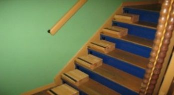 Tussentreden op trap